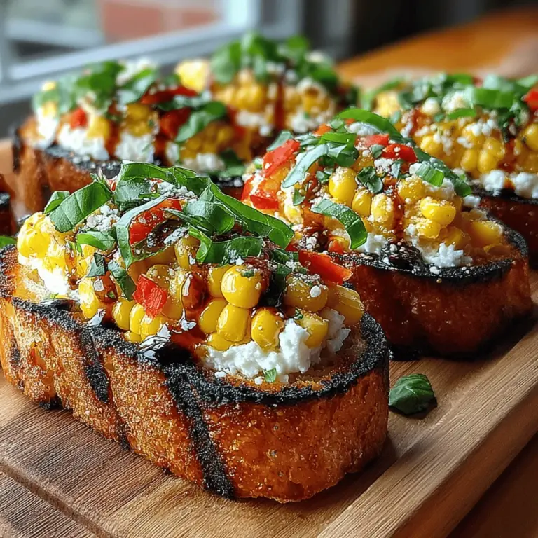 In der Welt der kulinarischen Köstlichkeiten erfreuen sich einfache und frische Zutaten immer größerer Beliebtheit. Eines dieser köstlichen Gerichte ist der „Charred Süßmais und Cremiger Ricotta-Toast“. Dieses Gericht vereint die süßen Aromen von gegrilltem Mais mit der cremigen Textur von Ricotta-Käse, und es ist nicht nur ein Genuss für den Gaumen, sondern auch ein wahrhaftiger Augenschmaus. Perfekt als Vorspeise, Snack oder leichtes Hauptgericht, zieht dieser Toast sowohl Feinschmecker als auch Hobbyköche in seinen Bann.