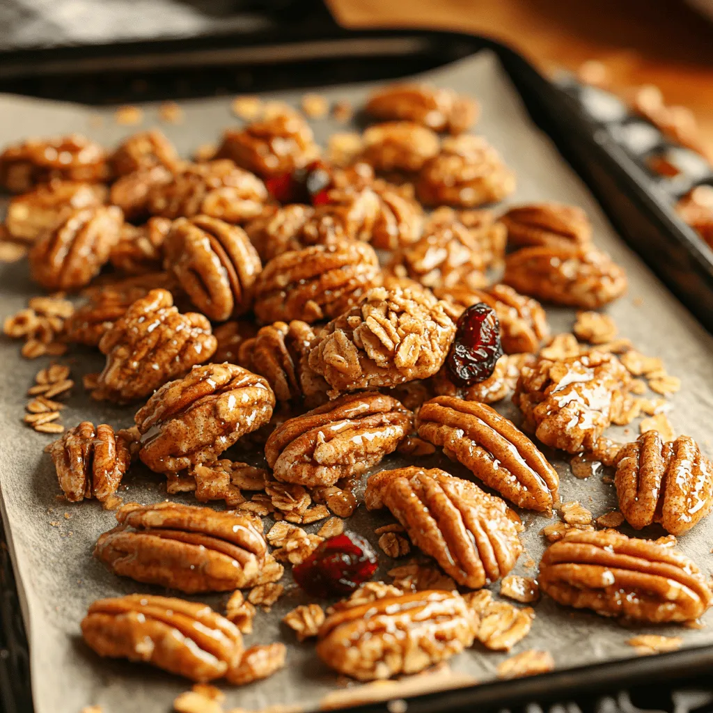 Willkommen zu einem Rezept, das nicht nur köstlich, sondern auch vielseitig ist: die knusprigen Ahorn-Zuckergeglänzten Pekanclusters. Diese kleinen Leckereien sind eine wunderbare Kombination aus nussigem Geschmack und süßer, klebriger Glasur. Ob als Snack für zwischendurch, als Topping für Joghurt oder als besondere Zutat für Desserts – diese Cluster sind immer ein Hit!