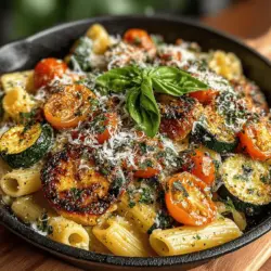 Die Cremige Zucchini-Tomaten-Pasta-Pfanne ist nicht nur ein köstliches, sondern auch ein gesundes Gericht, das sich perfekt für jede Gelegenheit eignet. Ob als schnelles Abendessen unter der Woche oder als beeindruckendes Gericht für Gäste – diese Pasta-Pfanne vereint die Aromen frischer Zutaten und eine cremige Sauce, die den Gaumen verführt. In der heutigen Küche ist es wichtiger denn je, Gerichte zu kreieren, die sowohl nahrhaft als auch geschmackvoll sind. Dieses Rezept nutzt die saftigen Aromen von Zucchini und Cherrytomaten, ergänzt durch die Cremigkeit von Schlagsahne und Parmesan, um ein unvergessliches Geschmackserlebnis zu bieten.