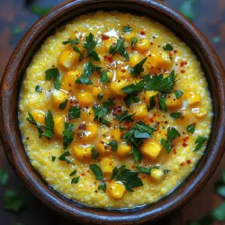 Die cremige Süßmaiskorn-Polentabowl ist nicht nur ein einfaches Gericht; sie ist eine wahre Umarmung für die Seele! Diese vielseitige und sättigende Mahlzeit vereint den nussigen Geschmack von Polenta mit der Süße frischer oder gerösteter Maiskörner und einer cremigen Konsistenz, die einfach zum Dahinschmelzen einlädt. Ob als schnelles Mittagessen, herzhaftes Abendessen oder als raffinierte Beilage zu einem festlichen Menü – diese Polentabowl passt perfekt in jede Gelegenheit und jeden Lebensstil.
