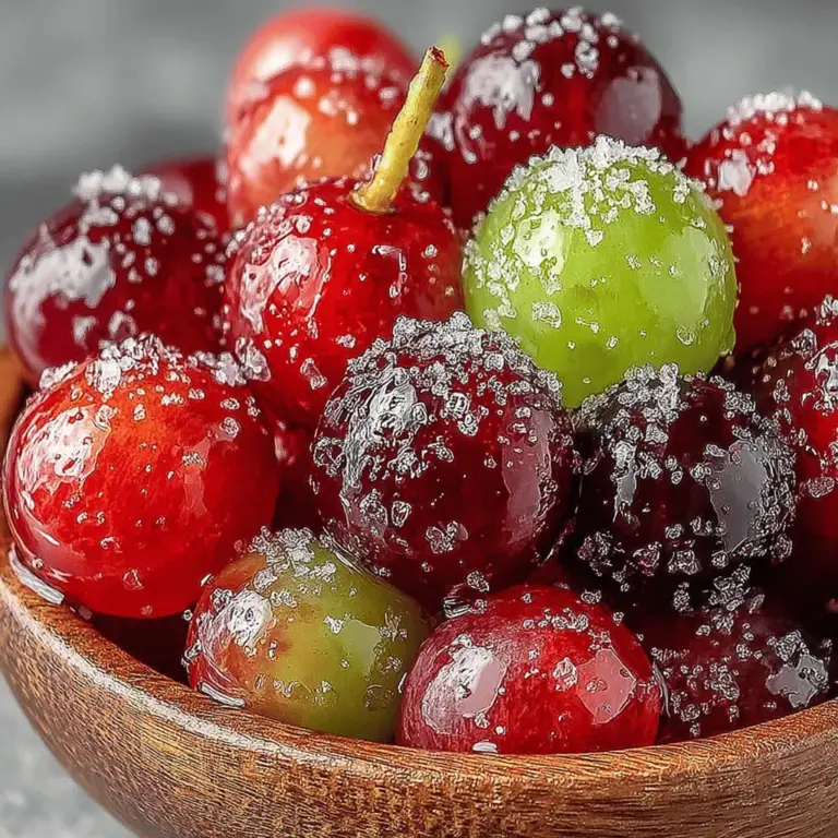 Wenn die Temperaturen steigen und die Sonne hell scheint, gibt es nichts Besseres als eine erfrischende Leckerei, um sich abzukühlen. Das Rezept für „Eiskalte Träume mit Trauben“ bietet genau das: ein köstlicher, fruchtiger Snack, der nicht nur erfrischend, sondern auch einfach zuzubereiten ist. Diese gefrorenen Trauben sind die perfekte Kombination aus Süße und Frische, ideal für heiße Sommertage oder als gesunder Snack für zwischendurch.