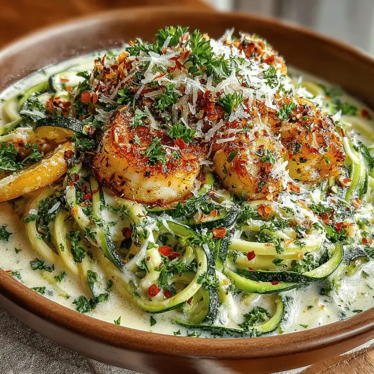Zoodles, oder Zucchini-Nudeln, haben sich in den letzten Jahren als sensationeller Trend in der Küche etabliert, insbesondere unter den Gesundheitsbewussten und Liebhabern der Low-Carb-Ernährung. Dieses Rezept für cremige Knoblauch-Parmesan-Zoodles kombiniert die frische Zucchini mit einer reichen, dekadenten Sauce, die sowohl sättigend als auch leicht ist. Die Kombination aus zarten Zoodles und einer cremigen Knoblauch-Parmesan-Sauce macht dieses Gericht nicht nur zu einem Gaumenschmaus, sondern auch zu einer gesunden Wahl für jede Mahlzeit.