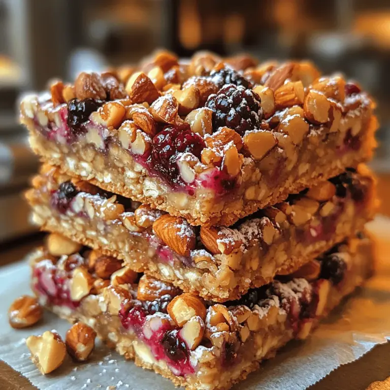 In der heutigen schnelllebigen Welt, wo gesunde Ernährung oft auf der Strecke bleibt, sind selbstgemachte Snacks eine hervorragende Möglichkeit, sich mit Nährstoffen zu versorgen und den Tag zu bereichern. Die Gesunde Beeren-Nuss-Oatmeal-Riegel sind nicht nur köstlich, sondern auch einfach zuzubereiten und bieten eine hervorragende Alternative zu industriell gefertigten Snacks. Diese Riegel sind perfekt für alle, die einen gesunden Lebensstil anstreben, sei es als schneller Snack für zwischendurch, als Frühstück oder sogar als Süßigkeit nach dem Essen.