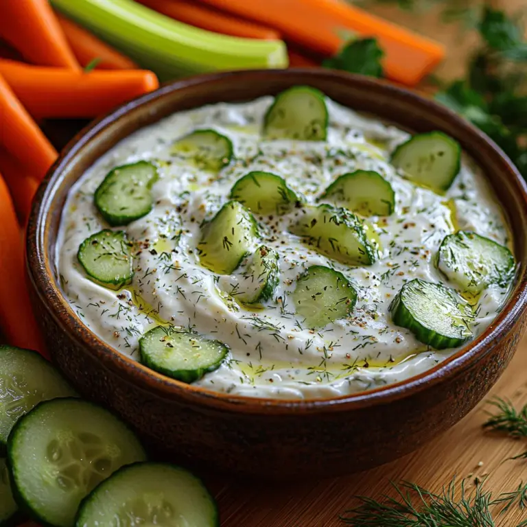 Willkommen zu unserem Rezept für den cremigen griechischen Joghurt Ranch-Dip! Dieses köstliche Rezept vereint die Frische von griechischem Joghurt mit einer Vielzahl von aromatischen Kräutern und Gewürzen, um einen Dip zu kreieren, der perfekt für Partys, Grillabende oder als gesunde Snack-Option geeignet ist. Der Ranch-Dip hat seinen Ursprung in der amerikanischen Küche, ist aber durch die Verwendung von griechischem Joghurt eine gesunde und proteinreiche Variante, die nicht nur gut schmeckt, sondern auch nahrhaft ist.