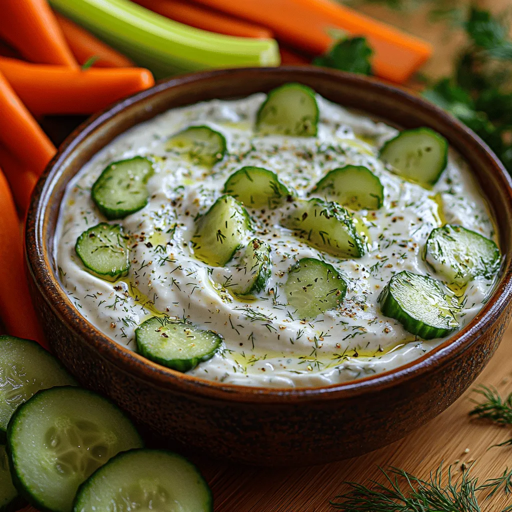 Willkommen zu unserem Rezept für den cremigen griechischen Joghurt Ranch-Dip! Dieses köstliche Rezept vereint die Frische von griechischem Joghurt mit einer Vielzahl von aromatischen Kräutern und Gewürzen, um einen Dip zu kreieren, der perfekt für Partys, Grillabende oder als gesunde Snack-Option geeignet ist. Der Ranch-Dip hat seinen Ursprung in der amerikanischen Küche, ist aber durch die Verwendung von griechischem Joghurt eine gesunde und proteinreiche Variante, die nicht nur gut schmeckt, sondern auch nahrhaft ist.