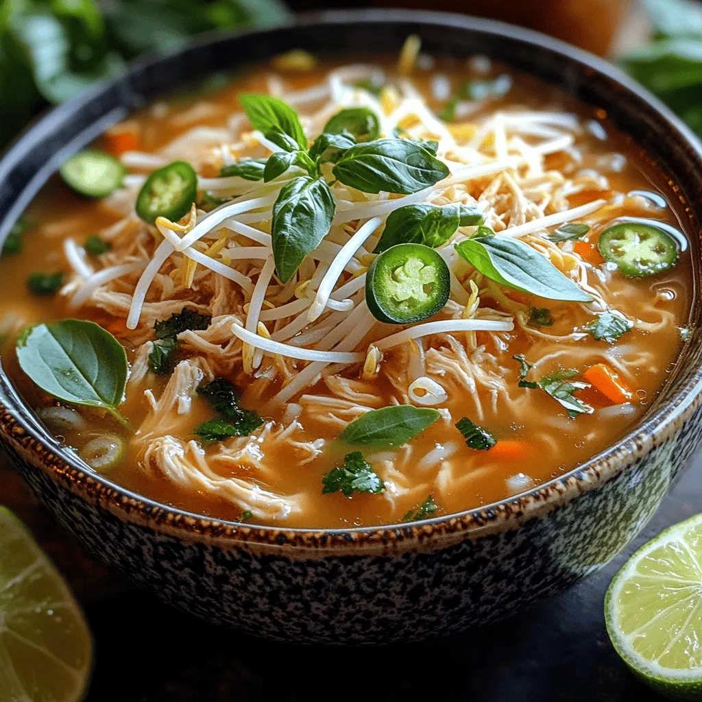 Das Rezept für Duftendes Zitronengras Hähnchen Pho ist mehr als nur ein Gericht; es ist eine kulinarische Umarmung, die die Sinne belebt und die Seele wärmt. Pho, eine traditionelle vietnamesische Suppe, ist in der weltweiten Gastronomie bekannt und beliebt. Sie verbindet Aromen, Texturen und Farben auf harmonische Weise. In dieser Variante mit Hähnchen und dem frischen, zitrusartigen Geschmack von Zitronengras wird die klassische Pho neu interpretiert und bietet ein unverwechselbares Geschmackserlebnis.