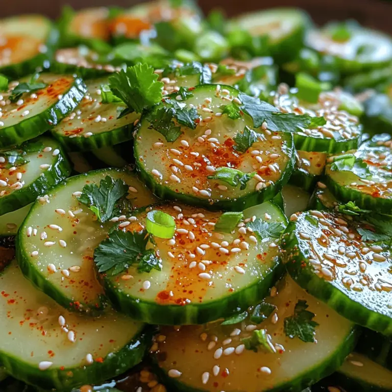 Gurkensalat ist ein Klassiker, der in vielen Kulturen vorkommt und oft als Beilage oder leichter Snack serviert wird. Besonders in der heißen Jahreszeit ist ein erfrischender Salat wie der „Knusprige Würzige Gurkensalat“ eine willkommene Abwechslung auf dem Tisch. Dieses Rezept kombiniert knackige Gurken mit einer würzigen, aromatischen Marinade, die jeden Bissen zu einem Geschmackserlebnis macht. Die Kombination aus süßen, salzigen und scharfen Noten macht diesen Salat nicht nur zu einer Gaumenfreude, sondern auch zu einem gesunden und leicht zuzubereitenden Gericht.
