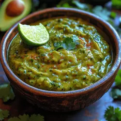 Die Avocado Bliss Koriander Sauce ist nicht nur ein Rezept, sondern ein wahres Geschmackserlebnis, das die Frische der Avocado mit der aromatischen Intensität von Koriander verbindet. Diese Sauce ist eine aufregende Ergänzung für zahlreiche Gerichte, sei es als Dip für Tortilla-Chips, als Dressing für knackige Salate oder als köstliche Sauce für gegrilltes Fleisch. Ursprünglich inspiriert von der mexikanischen Küche, hat sich diese Sauce schnell zu einem Favoriten in vielen Haushalten entwickelt und erfreut sich aufgrund ihrer Vielseitigkeit und Einfachheit großer Beliebtheit.