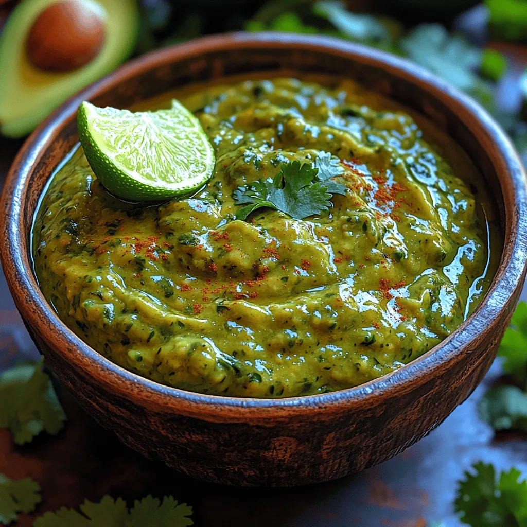 Die Avocado Bliss Koriander Sauce ist nicht nur ein Rezept, sondern ein wahres Geschmackserlebnis, das die Frische der Avocado mit der aromatischen Intensität von Koriander verbindet. Diese Sauce ist eine aufregende Ergänzung für zahlreiche Gerichte, sei es als Dip für Tortilla-Chips, als Dressing für knackige Salate oder als köstliche Sauce für gegrilltes Fleisch. Ursprünglich inspiriert von der mexikanischen Küche, hat sich diese Sauce schnell zu einem Favoriten in vielen Haushalten entwickelt und erfreut sich aufgrund ihrer Vielseitigkeit und Einfachheit großer Beliebtheit.