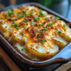 Der Käse-Bacon-Kartoffelauflauf ist ein herzhaftes Gericht, das nicht nur die Herzen von Kartoffelliebhabern erobert, sondern auch die perfekte Kombination aus cremigem Käse, knusprigem Bacon und zarten Kartoffeln bietet. Ursprünglich aus den ländlichen Gegenden der USA stammend, hat sich dieses Gericht zu einem beliebten Klassiker entwickelt, der auf jeder Familienfeier und in jedem gemütlichen Abendessen zu finden ist.