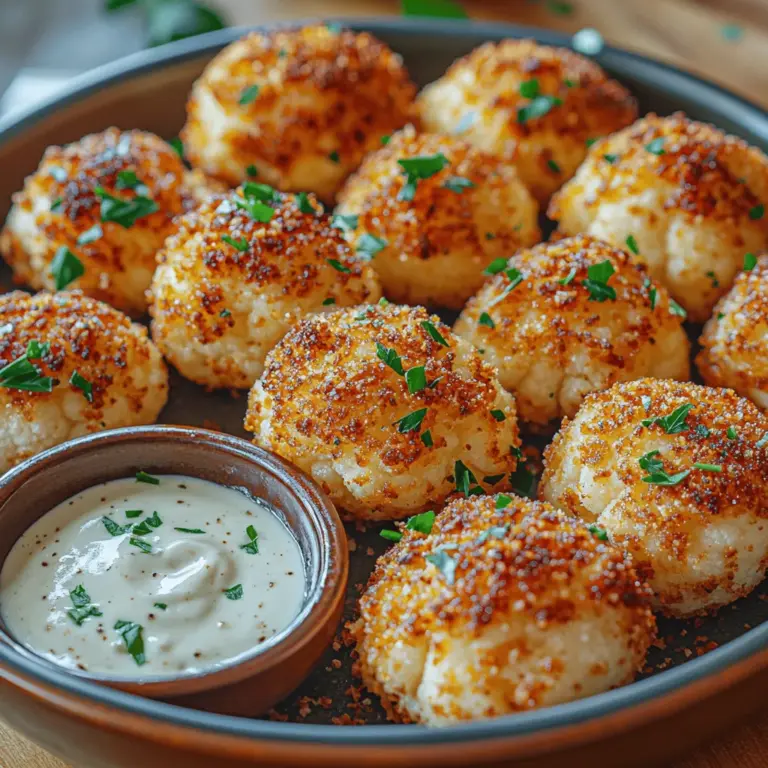 Blumenkohl hat sich in den letzten Jahren als echter Star in der Welt der gesunden Snacks etabliert. Die knusprigen Ranch Blumenkohl-Popper sind eine köstliche und gesunde Alternative zu traditionellen frittierten Snacks. Diese kleinen Häppchen kombinieren den milden Geschmack von Blumenkohl mit einer knusprigen Panade, die mit aromatischen Gewürzen und einem Hauch von Ranch-Dressing verfeinert wird. Perfekt für Partys, als Vorspeise oder einfach als gesunder Snack zwischendurch – diese Blumenkohl-Popper sind nicht nur vegan und glutenfrei (wenn Sie glutenfreies Mehl verwenden), sondern auch vollgepackt mit Geschmack.