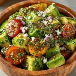 Der Erfrischende Gurken-Avocado-Salat ist ein kulinarisches Highlight für alle, die gesunde und schmackhafte Gerichte schätzen. Mit seiner leichten und knackigen Textur ist dieser Salat die ideale Wahl für heiße Sommertage oder als erfrischende Beilage zu einem Grillabend. Die Kombination aus saftigen Gurken, cremiger Avocado und aromatischen Kirschtomaten sorgt für ein Geschmackserlebnis, das sowohl den Gaumen erfreut als auch das Auge anspricht.
