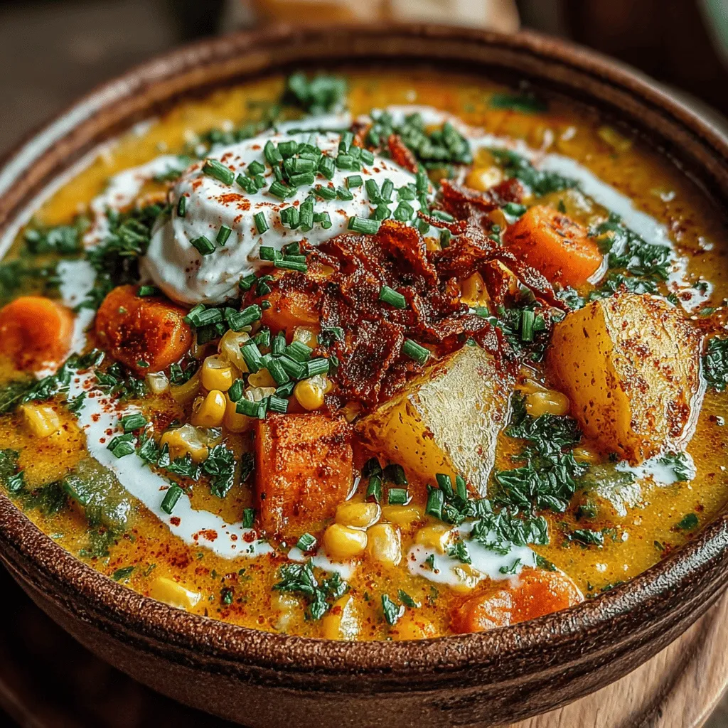 Süßer Mais Chowder ist ein wunderbares Beispiel für die herzliche und einladende Küche, die viele Menschen mit den traditionellen Gerichten ihrer Kindheit verbinden. Diese cremige, aromatische Suppe hat ihre Wurzeln in der amerikanischen und kanadischen Kochtradition, wo frischer Mais in den Sommermonaten im Überfluss vorhanden ist. Chowder ist nicht nur ein Gericht, das den Gaumen erfreut, sondern es erzählt auch Geschichten von Familien, die sich um den Tisch versammeln, um die einfachen Freuden des Lebens zu genießen.