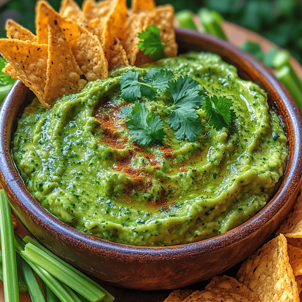 In einer Welt, in der gesunde Ernährung und köstliche Snacks Hand in Hand gehen, ist der cremige Avocado-Koriander Genuss-Dip genau das, was Sie brauchen. Dieses Rezept kombiniert die cremige Textur reifer Avocados mit dem frischen, aromatischen Geschmack von Koriander und einem Hauch von Limette. Ideal für Partys, Grillabende oder einfach als gesunder Snack zwischendurch, bietet dieser Dip eine Vielzahl von Verwendungsmöglichkeiten. Egal, ob Sie ihn mit knusprigen Tortilla-Chips, frischem Gemüse oder als Aufstrich für Sandwiches und Wraps genießen, dieser Dip wird sicherlich ein Hit bei Ihren Gästen und Ihrer Familie.