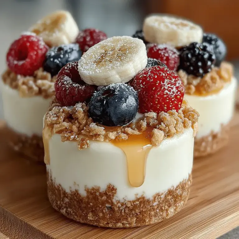 Willkommen in der Welt der köstlichen und gesunden Desserts! Heute präsentiere ich Ihnen ein Rezept, das nicht nur einfach zuzubereiten ist, sondern auch perfekt für heiße Sommertage oder als gesunder Snack für zwischendurch: Fruchtige gefrorene griechische Joghurtbecher. Dieses Rezept kombiniert die cremige Textur von griechischem Joghurt mit frischen, saftigen Früchten und einer süßen Note, die Ihre Geschmacksknospen verwöhnen wird.