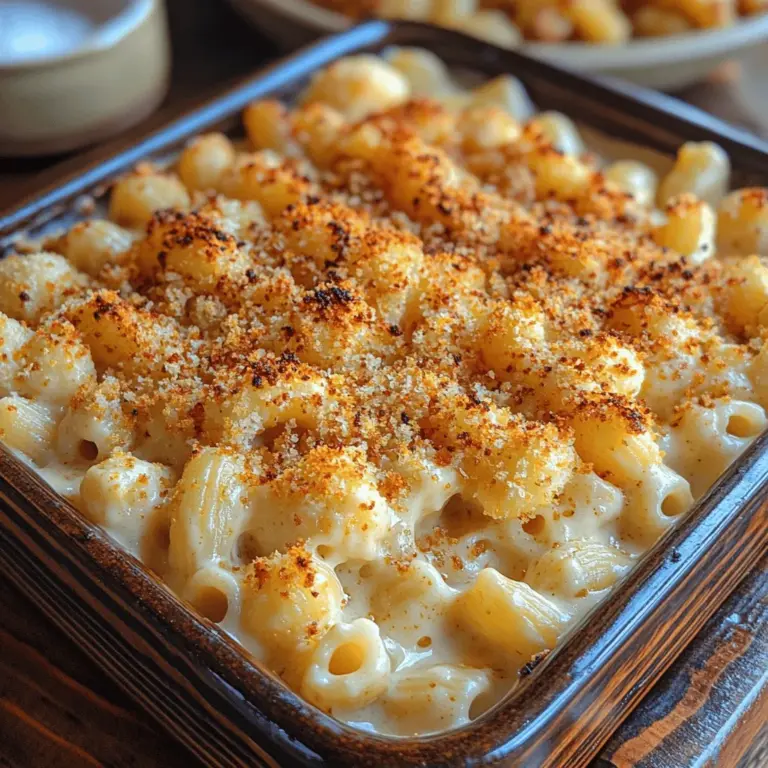 Das Blumenkohl Käse Delight ist eine köstliche und nahrhafte Variante des klassischen Mac and Cheese, die perfekt für alle ist, die sich nach einer herzhaften, aber dennoch gesunden Mahlzeit sehnen. Dieses Rezept kombiniert die cremige Konsistenz von Käse mit der zarten Textur von Blumenkohl und bietet eine perfekte Balance zwischen Geschmack und Nährwert. Der Blumenkohl, oft als „Superfood“ bezeichnet, ist nicht nur kalorienarm, sondern auch reich an Vitaminen und Ballaststoffen, die zur Förderung einer gesunden Ernährung beitragen.