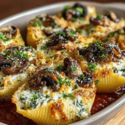 Wenn es um italienische Küche geht, sind Pasta-Gerichte oft der Höhepunkt jeder Mahlzeit. Eines der wärmsten und einladendsten Rezepte, das Sie ausprobieren sollten, sind die herzhaften gerösteten Pilz-Balsamico-Pasta-Schalen. Diese köstlichen Schalen vereinen die Aromen von zarten, gerösteten Pilzen, cremigem Ricotta und würzigem Parmesan in einer köstlichen Kombination, die sowohl die Sinne anregt als auch den Gaumen erfreut.