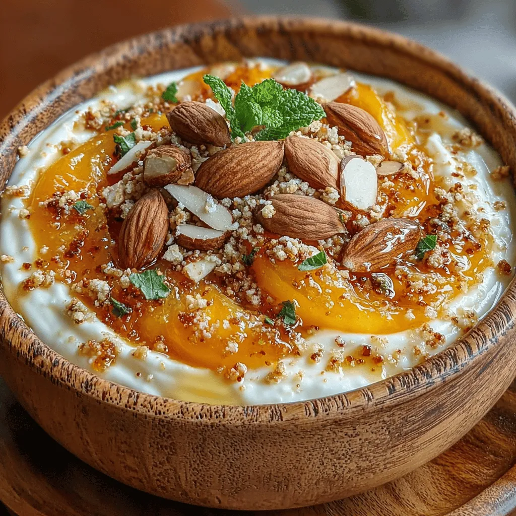 Die Hauptzutaten dieser cremigen Delikatesse sind nicht nur schmackhaft, sondern auch reich an Nährstoffen. Pfirsiche sind eine hervorragende Quelle für Vitamine A und C, Kalium und Ballaststoffe. Diese Früchte fördern die Verdauung und unterstützen das Immunsystem. Griechischer Joghurt hingegen ist bekannt für seinen hohen Proteingehalt und die probiotischen Eigenschaften, die die Darmgesundheit fördern können.