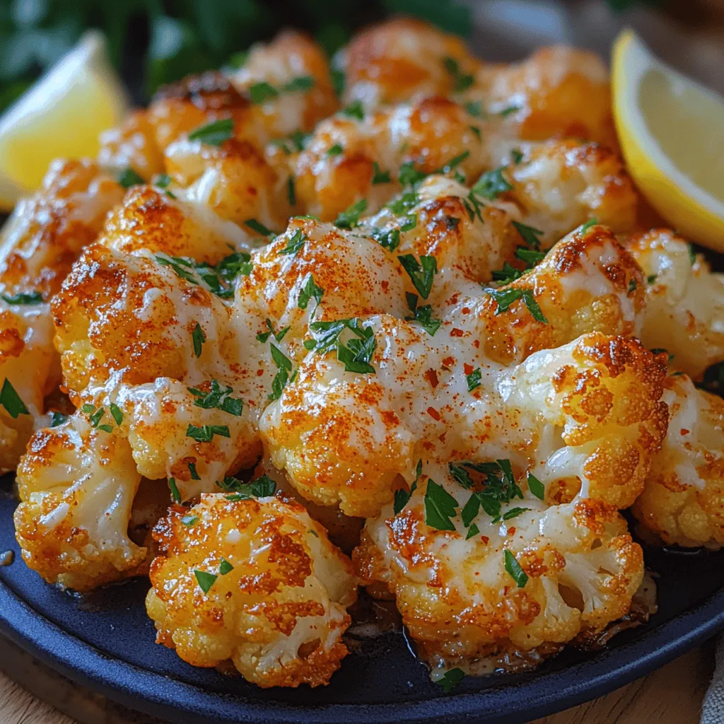 Willkommen zu einem Rezept, das sowohl geschmacklich als auch nährstofftechnisch überzeugt! Der Parmesan-Knoblauch-Röstblumenkohl ist eine hervorragende Beilage oder ein schmackhafter Snack, der sich perfekt für Familienessen, gesunde Mahlzeiten oder besondere Anlässe eignet. Blumenkohl, oft als „Superfood“ bezeichnet, wird in diesem Rezept mit aromatischem Knoblauch, herzhaftem Parmesan und einer Auswahl an Gewürzen kombiniert. Das Ergebnis ist ein köstlicher, goldbraun gerösteter Blumenkohl, der sowohl das Auge als auch den Gaumen erfreut.
