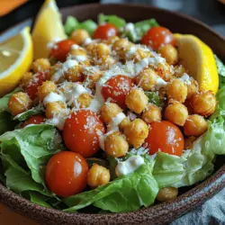 In der heutigen schnelllebigen Welt ist es wichtiger denn je, sich bewusst Zeit für die Zubereitung gesunder und schmackhafter Mahlzeiten zu nehmen. Hausgemachte Rezepte sind nicht nur ein Ausdruck von Kreativität, sondern bieten auch die Möglichkeit, frische und qualitativ hochwertige Zutaten zu verwenden. Ein solches Gericht, das sowohl Geschmack als auch Nährwert vereint, ist der Crispy Chickpea Caesar Salad. Dieses Rezept ist ideal für Hobbyköche, die ihren Küchenkünsten freien Lauf lassen möchten, sowie für Feinschmecker, die auf der Suche nach einer gesunden und köstlichen Salatoption sind.