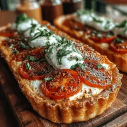 Die Tomaten-Basilikum-Tarte ist nicht nur ein Fest für die Augen, sondern auch eine köstliche und nahrhafte Option für jede Gelegenheit. Diese Tarte kombiniert den frischen Geschmack von reifen Tomaten mit dem aromatischen Duft von Basilikum und cremigem Käse, was sie zu einem perfekten Gericht für ein leichtes Mittagessen oder als Vorspeise bei einem Dinner macht. In der heutigen schnelllebigen Welt sehnen sich viele von uns nach authentischen, hausgemachten Gerichten, die leicht zuzubereiten sind und gleichzeitig frisch und geschmackvoll sind. Die Verwendung von hochwertigen, frischen Zutaten ist dabei der Schlüssel zum Erfolg.