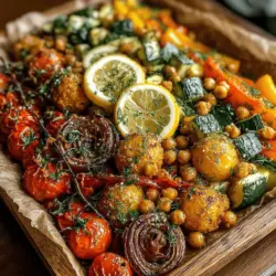 Kichererbsen sind nicht nur eine nahrhafte Hülsenfrucht, sondern auch äußerst vielseitig und lecker. Sie sind eine hervorragende Proteinquelle und können in vielen verschiedenen Gerichten eingesetzt werden. In diesem Rezept für „Zesty Roasted Lemon Dill Kichererbsen & Gemüse“ kombinieren wir die nussigen Aromen von Kichererbsen mit frischen Gemüsesorten und einer spritzigen Zitronen-Dill-Marinade. Dieses Gericht ist perfekt für eine gesunde Beilage, als Salatübertopfung oder sogar als nahrhafter Snack.