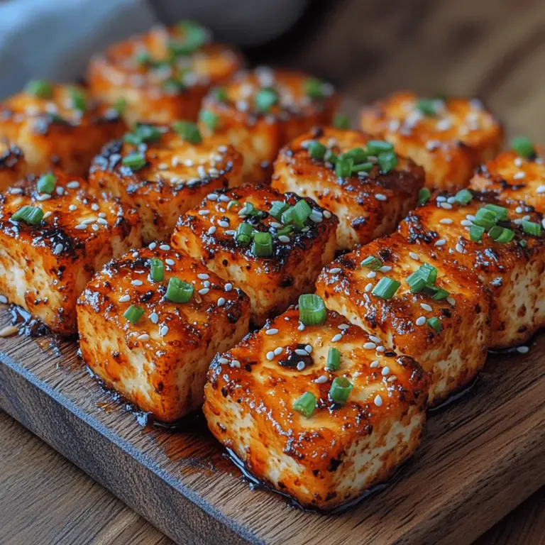In der Welt der pflanzlichen Küche erfreuen sich knusprige Tofu-Happen immer größerer Beliebtheit. Dieses Rezept für feurige knusprige Tofu-Happen vereint die perfekte Kombination aus Geschmack und Textur und ist eine köstliche Wahl für alle, die auf der Suche nach einem gesunden Snack oder einer proteinreichen Beilage sind. Tofu, das aus Sojabohnen gewonnen wird, ist nicht nur nährstoffreich, sondern auch äußerst vielseitig und lässt sich problemlos in viele verschiedene Gerichte integrieren. Durch die Marinade aus Sojasauce, Sriracha und Gewürzen wird der Tofu aromatisch und erhält eine knackige Kruste, die jeden Bissen unvergesslich macht.