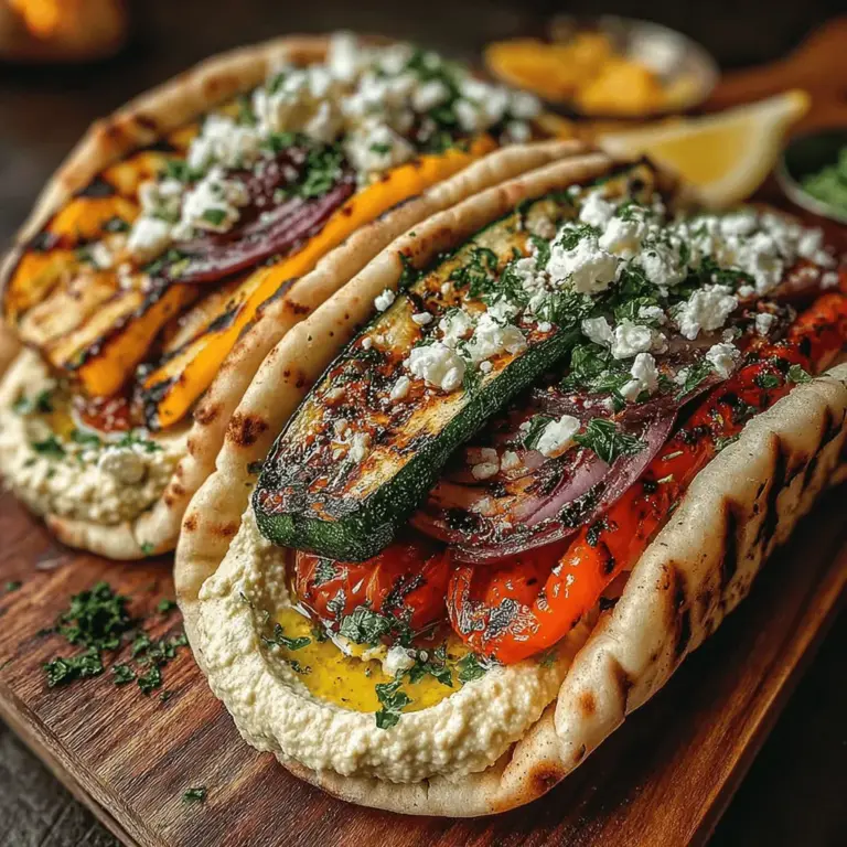 Willkommen zu einem kulinarischen Abenteuer voller frischer Aromen und gesunder Zutaten! Die "Mediterrane Gegrillte Gemüse & Hummus Pita" ist nicht nur ein köstliches Gericht, sondern auch eine Feier der mediterranen Küche, die für ihre Vielfalt und ihre gesunden Zutaten bekannt ist. Dieses Rezept kombiniert zart gegrilltes Gemüse mit cremigem Hummus in einem warmen Pita-Brot und bietet eine ausgewogene Mahlzeit, die einfach zuzubereiten ist und sowohl Vegetarier als auch Fleischliebhaber begeistert.