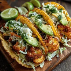 Um die Blumenkohl Crunch Tacos zuzubereiten, benötigen Sie die folgenden Zutaten: