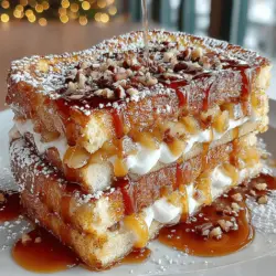 Gebackenes French Toast ist ein köstliches Frühstücksgericht, das sowohl für besondere Anlässe als auch für den alltäglichen Genuss geeignet ist. Diese Variante mit Apfelfüllung kombiniert die klassischen Aromen von French Toast mit den fruchtigen, süßen und würzigen Noten eines Apfelkuchens. In der Tat ist es eine perfekte Fusion, die nicht nur den Gaumen erfreut, sondern auch das Herz erwärmt.