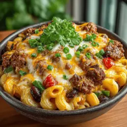 Chili Mac & Cheese wird oft als Fusion von zwei amerikanischen Klassikern betrachtet: Chili und Macaroni and Cheese. Während Chili seine Wurzeln in der Tex-Mex-Küche hat und aus einer Kombination von Fleisch, Bohnen und Gewürzen besteht, ist Macaroni and Cheese ein traditionelles Komfortessen, das seinen Ursprung im europäischen Raum hat. Die Kombination dieser beiden Gerichte hat sich in den USA zu einem beliebten Familienessen entwickelt, das für seine Sättigung und den unverwechselbaren Geschmack geschätzt wird.