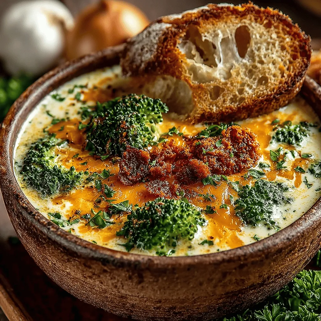 Die Käsige Freude: Cheddar-Brokkoli-Crockpot-Suppe ist mehr als nur eine einfache Suppe – sie ist eine Umarmung in einer Schüssel. Diese cremige, käsige Delikatesse hat ihren Platz in der Herzen vieler und ist ein perfektes Wohlfühlgericht, das sich ideal für kühle Abende eignet. Der Einsatz eines Crockpots macht die Zubereitung besonders einfach, sodass Sie die Aromen der frischen Zutaten über mehrere Stunden langsam entfalten können.