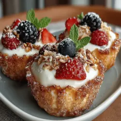 Die gefrorenen Joghurt-Churro-Crunch-Tassen sind ein unglaublich leckeres Dessert, das perfekt für heiße Sommertage geeignet ist. Diese kreative Kombination aus knusprigen Churros und cremigem Joghurt bietet ein unvergessliches Geschmackserlebnis und ist ein echter Hingucker auf jedem Desserttisch. Egal, ob für eine Gartenparty, einen Kindergeburtstag oder einfach nur als süßer Snack zwischendurch – dieses Rezept wird bestimmt die Herzen aller Naschkatzen im Sturm erobern.