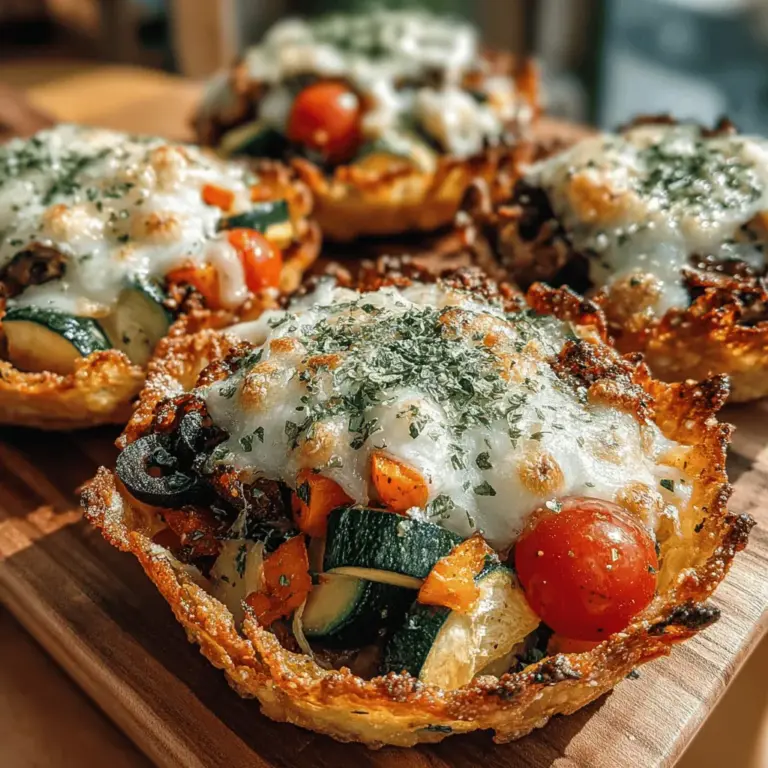 Essen ist nicht nur eine Notwendigkeit für unser Überleben, sondern auch ein wichtiger Teil unserer Kultur und sozialen Interaktion. Die Wahl der richtigen Rezepte kann einen erheblichen Einfluss auf unsere Ernährung haben und das Essvergnügen erheblich steigern. In einer Zeit, in der gesunde Ernährung und schmackhafte Mahlzeiten Hand in Hand gehen sollten, sind kreative Rezepte wie unsere Mini-Veggie-Pizza-Tortilla-Tassen eine ausgezeichnete Wahl.