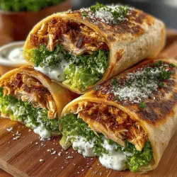 Die Mini Chicken Caesar Salad Wraps sind eine köstliche und praktische Option für alle, die gesunde und schmackhafte Snacks oder Hauptgerichte lieben. Diese kleinen Wraps kombinieren das Beste aus einem klassischen Caesar-Salat mit der Bequemlichkeit eines Wraps, was sie zu einer idealen Wahl für Picknicks, Partys oder einfach als schnelles Mittagessen macht. In dieser Anleitung zeigen wir Ihnen Schritt für Schritt, wie Sie diese leckeren Wraps zubereiten können, die nicht nur lecker, sondern auch einfach zuzubereiten sind.