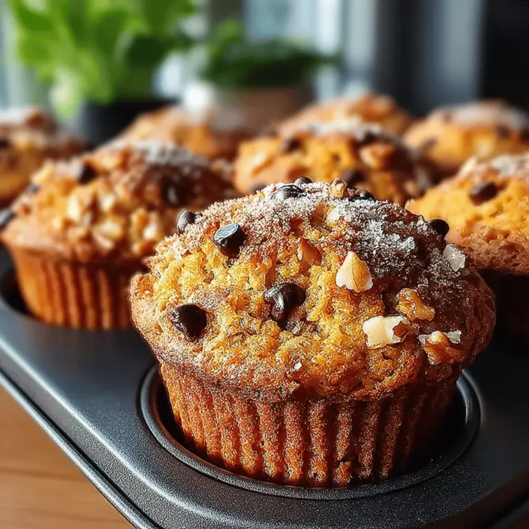 Die Kürbis-Bananen-Frühstücksmuffins sind nicht nur eine hervorragende Option für ein nahrhaftes Frühstück, sondern auch eine köstliche Möglichkeit, die Aromen des Herbstes in Ihren Alltag zu integrieren. Diese Muffins kombinieren die natürliche Süße von reifen Bananen mit dem warmen, erdigen Geschmack von Kürbispüree, was sie zu einem idealen Snack für die ganze Familie macht. Egal, ob Sie sie zum Frühstück, als Snack für die Arbeit oder in die Schultüte Ihrer Kinder packen möchten, diese Muffins sind vielseitig und erfreuen sich großer Beliebtheit.
