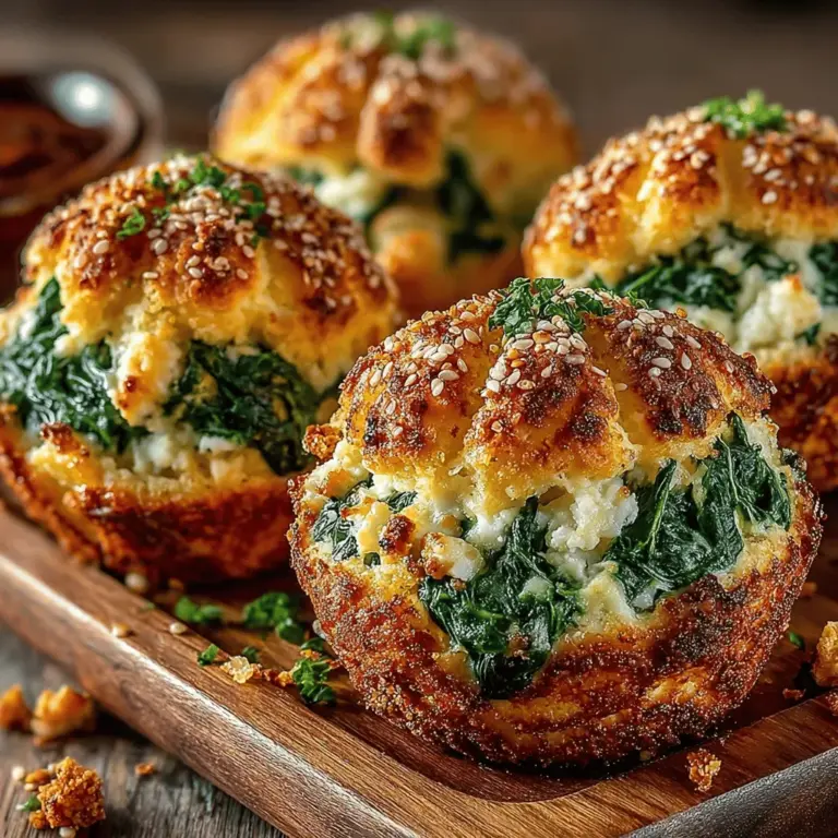 Die Kombination aus Spinat und Feta ist in der mediterranen Küche sehr beliebt. Spinat ist nicht nur reich an Vitaminen und Mineralstoffen, sondern verleiht den Küchlein auch eine schöne grüne Farbe und einen milden Geschmack. Feta-Käse hingegen bringt eine salzige Note mit, die wunderbar mit dem leicht herben Geschmack des Spinats harmoniert. Die Mini Spinat-Feta-Küchlein sind somit nicht nur lecker, sondern auch eine gesunde Wahl.