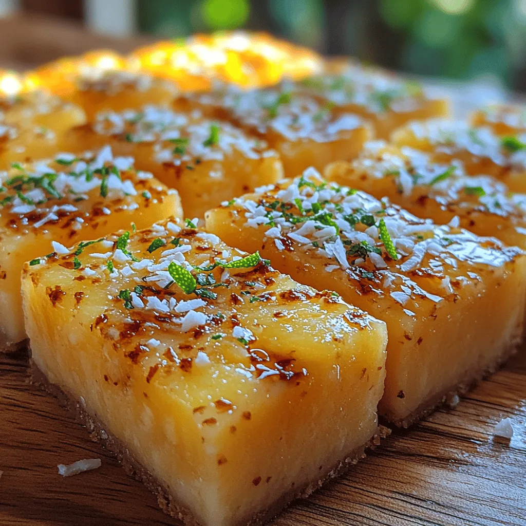 In der heißen Jahreszeit gibt es nichts Erfrischenderes als ein kühles Dessert, das uns das Gefühl eines tropischen Urlaubs vermittelt. Die Tropischen Paradies Gefrorenen Ananas-Kokos-Riegel sind nicht nur eine köstliche Leckerei, sondern auch eine hervorragende Möglichkeit, sich mit gesunden Zutaten zu verwöhnen. Dieses Rezept kombiniert die Süße reifer Ananas mit dem cremigen Geschmack von Kokosmilch, was zu einem unwiderstehlichen Snack führt, der sowohl bei Kindern als auch bei Erwachsenen beliebt ist.