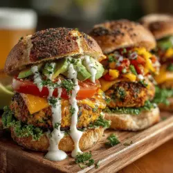 Wenn Sie auf der Suche nach einer schmackhaften und gesunden Alternative zu traditionellen Burgern sind, dann sind diese gebackenen Falafel-Zucchini-Slider genau das Richtige für Sie! Diese kleinen, köstlichen Slider vereinen den herzhaften Geschmack von Falafel mit der Frische von Zucchini und einer Vielzahl von gesunden Zutaten. Ideal für eine fleischlose Mahlzeit, als Snack oder für Ihre nächste Grillparty, werden diese Slider garantiert zum Hit bei Familie und Freunden.