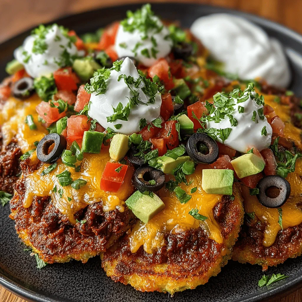 Zucchini Nachos Supreme: Ein köstliches und gesundes Rezept