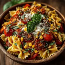 Willkommen in der köstlichen Welt der Pasta-Delight mit eingefrorenem Maiskolben! Dieses Rezept kombiniert die zarten Aromen von frischem Gemüse mit der herzhaften Textur von Pasta, um ein Gericht zu kreieren, das sowohl einfach zuzubereiten als auch voll von Geschmack ist. Pasta ist ein Grundnahrungsmittel in vielen Küchen weltweit und erfreut sich großer Beliebtheit als vielseitige und schmackhafte Speise. In diesem speziellen Rezept verwenden wir frische Maiskolben und eine Reihe von buntem Gemüse, um ein helles und ansprechendes Gericht zu schaffen, das perfekt für jede Gelegenheit ist.