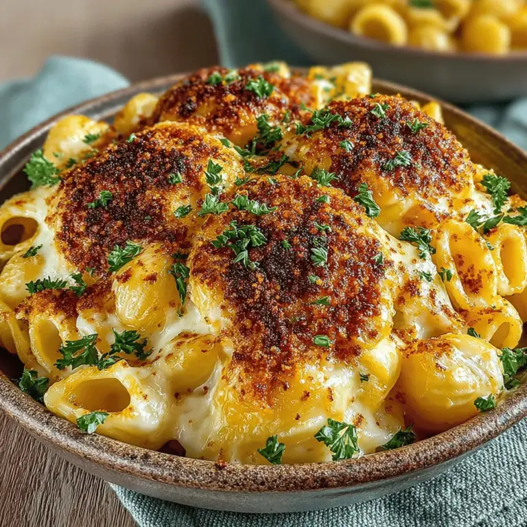 Mac and Cheese ist ein zeitloses Gericht, das bei Jung und Alt gleichermaßen beliebt ist. Diese cremige One-Pot-Version bringt nicht nur den klassischen Komfort von Mac and Cheese auf den Tisch, sondern macht auch die Zubereitung zum Kinderspiel. In nur 20 Minuten können Sie ein köstliches und sättigendes Mittagessen zaubern, das die ganze Familie erfreuen wird. Was dieses Rezept besonders macht, ist nicht nur die Einfachheit, sondern auch die Kombination aus scharfem Cheddar und Mozzarella, die dem Gericht eine unvergleichliche Cremigkeit und einen reichen Geschmack verleiht.