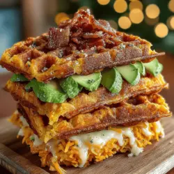 Waffeln sind weit mehr als nur ein süßes Frühstück. In den letzten Jahren hat sich die Waffle-Variante als vielseitiges Gericht etabliert, das sowohl für herzhafte als auch für süße Kombinationen geeignet ist. Käse-Süßkartoffel-Waffelsandwiches sind ein hervorragendes Beispiel für diese Vielseitigkeit. Diese köstlichen Sandwiches kombinieren die Süße von gebackenen Süßkartoffeln mit dem herzhaften Geschmack von scharfem Cheddar-Käse und bieten eine perfekte Balance zwischen Geschmack und Textur.