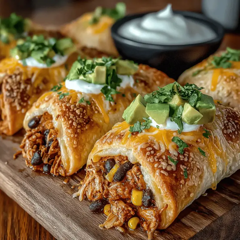 Willkommen in der Welt der schnellen und schmackhaften Küche! In unserer heutigen Rezeptvorstellung dreht sich alles um die Mini-Hühnchen-Burrito-Crescent-Wraps. Diese kleinen, herzhaften Leckerbissen sind nicht nur einfach zuzubereiten, sondern auch ideal für jede Gelegenheit – sei es ein entspanntes Abendessen zu Hause, ein geselliges Treffen mit Freunden oder sogar als Snack für die nächste Party.