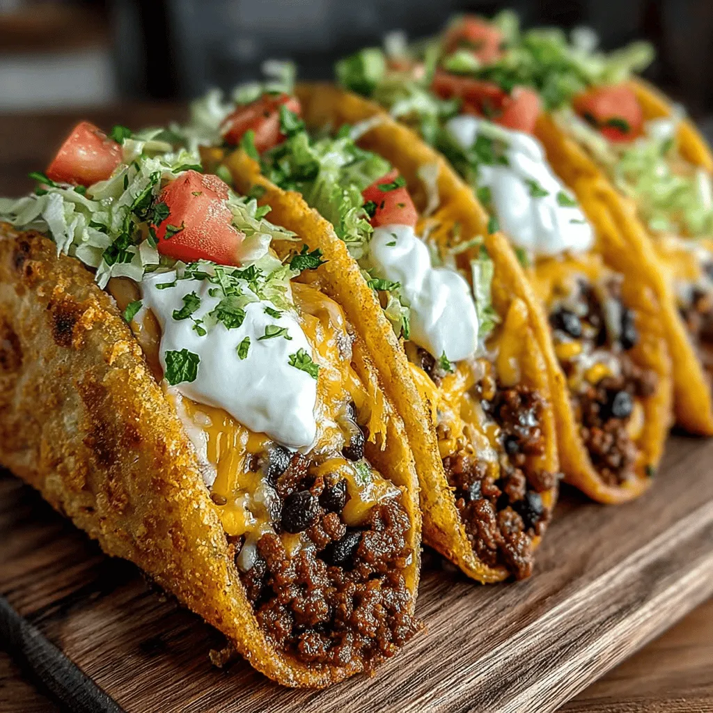 Crispy Taco Delight Crunch Wraps: Ein köstliches Rezept für jeden Anlass