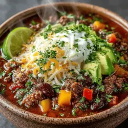 Willkommen zu einem wärmenden und herzhafteren Rezept, das perfekt für kühle Tage ist – der Slow Cooker Balsamico-Chili. Dieses Gericht vereint die Aromen von saftigem Fleisch, frischem Gemüse und einer köstlichen, würzigen Sauce, die den Geschmack jedes einzelnen Bestandteils zur Geltung bringt. Ob für ein Familientreffen, einen gemütlichen Abend mit Freunden oder einfach nur für die eigene kulinarische Freude – dieser Chili ist ein wahrer Crowd-Pleaser.
