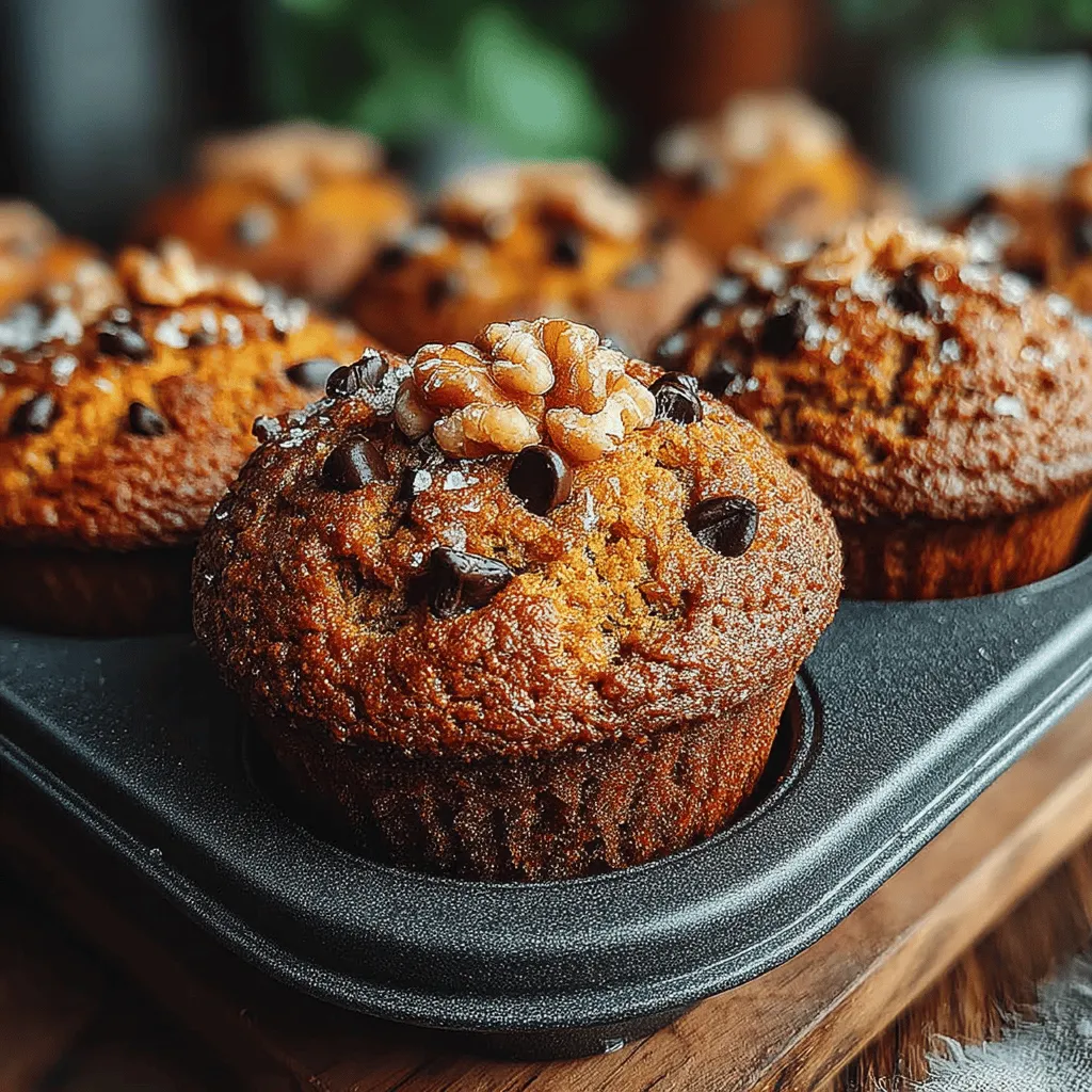 Herzhafte Kürbis-Haferflocken Muffins aus dem Mixer