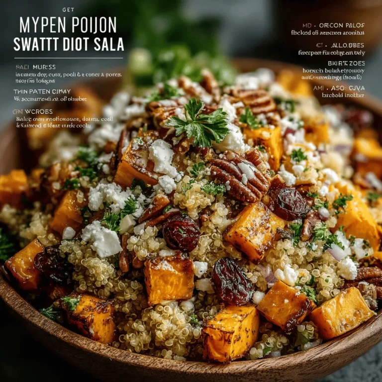 Willkommen zu unserem Rezept für den Ahorn-Dijon Süßkartoffelsalat, einem Gericht, das nicht nur lecker, sondern auch nahrhaft ist. Dieser Salat kombiniert die natürliche Süße von gerösteten Süßkartoffeln mit dem herzhaften Geschmack von Dijon-Senf und dem süßen Aroma von Ahornsirup. Ideal als Beilage oder Hauptgericht eignet sich dieser Salat hervorragend für jede Gelegenheit, sei es ein gemütliches Mittagessen oder ein festliches Abendessen.
