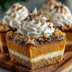 Der Herbst ist die Zeit der Kürbisse, und nichts verkörpert diese Saison besser als der Kürbis-Paradies-Pie-Riegel. Diese köstlichen Riegel kombinieren die Aromen von süßem Kürbis, warmen Gewürzen und einer knusprigen Graham-Cracker-Kruste zu einem unwiderstehlichen Dessert, das sowohl bei Familienfeiern als auch bei gemütlichen Herbstabenden begeistert. In diesem Rezept werden die Aromen des klassischen Kürbiskuchens in eine handliche Form gebracht, die sich perfekt zum Teilen eignet.