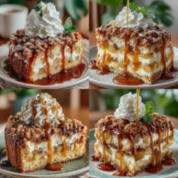 Der Apfel-Pecan-Streuselkuchen ist nicht nur ein einfaches Dessert, sondern ein wahrer Genuss, der die Aromen des Herbstes in jeden Bissen bringt. Dieses Rezept vereint saftige Äpfel, knusprige Pecannüsse und eine goldene Streuselschicht, die zusammen ein unwiderstehliches Geschmackserlebnis schaffen. Was dieses Rezept besonders macht, ist die harmonische Kombination von süß und herzhaft, die jeden Kuchenliebhaber begeistert. Zudem ist der Kuchen einfach zuzubereiten und eignet sich perfekt für besondere Anlässe oder als Nachmittagsnascherei.